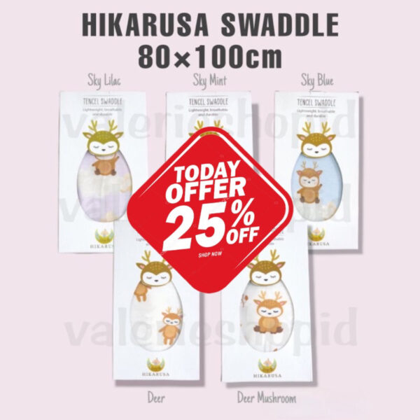 Hikarusa Baby Swaddle Bedong Bayi Hikaru tencel Bedong