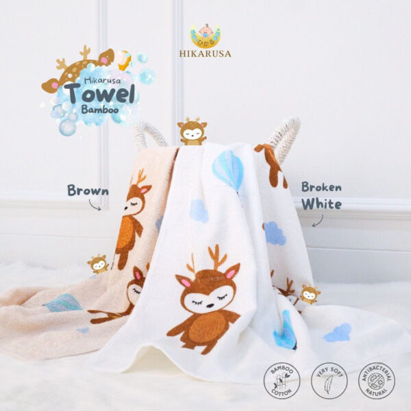 Hikarusa Bamboo towel Handuk towel Cottons piles Hikarusa Handuk anak