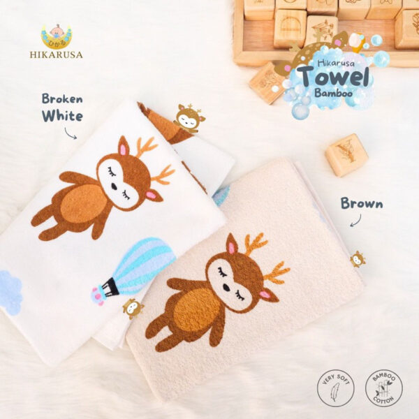 Hikarusa Bamboo towel Handuk towel Cottons piles Hikarusa Handuk anak