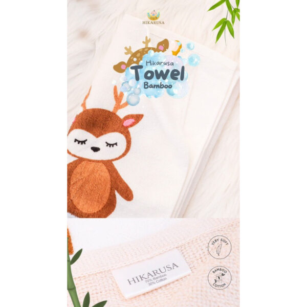 Hikarusa Bamboo towel Handuk towel Cottons piles Hikarusa Handuk anak