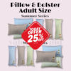Hikarusa Bantal Guling Dewasa Adult Series Hikaru Pillow Bolster Tencel