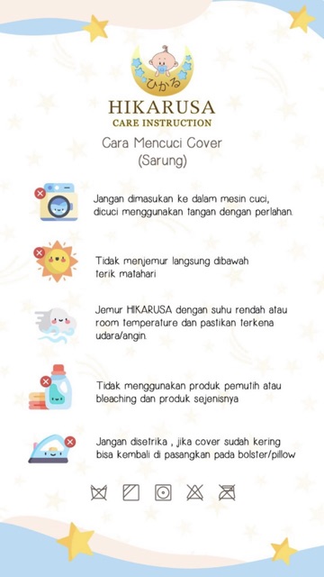 HIKARUSA BANTAL WINTER BAYI BANTAL KEPALA TENCEL HIKARU