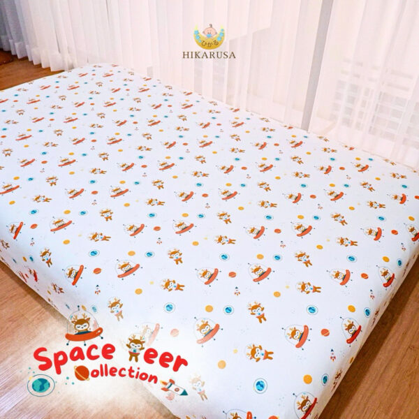 HIKARUSA BED SHEET HIKARU SPREI KASUR BAYI 90X200X30CM 120X200X30CM