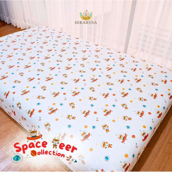 HIKARUSA BED SHEET HIKARU SPREI KASUR BAYI 90X200X30CM 120X200X30CM
