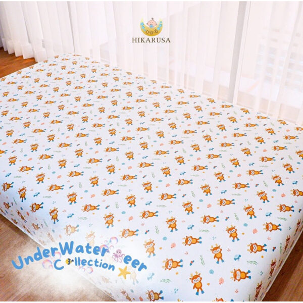 HIKARUSA BED SHEET HIKARU SPREI KASUR BAYI 90X200X30CM 120X200X30CM
