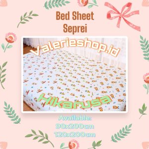 HIKARUSA BED SHEET HIKARU SPREI KASUR BAYI 90X200X30CM 120X200X30CM