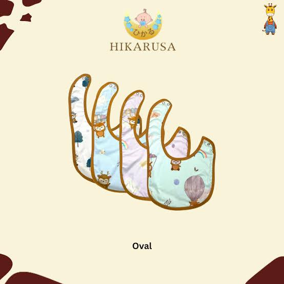 Hikarusa burb bib Hikarusa bib oval Hikarusa bib segitiga