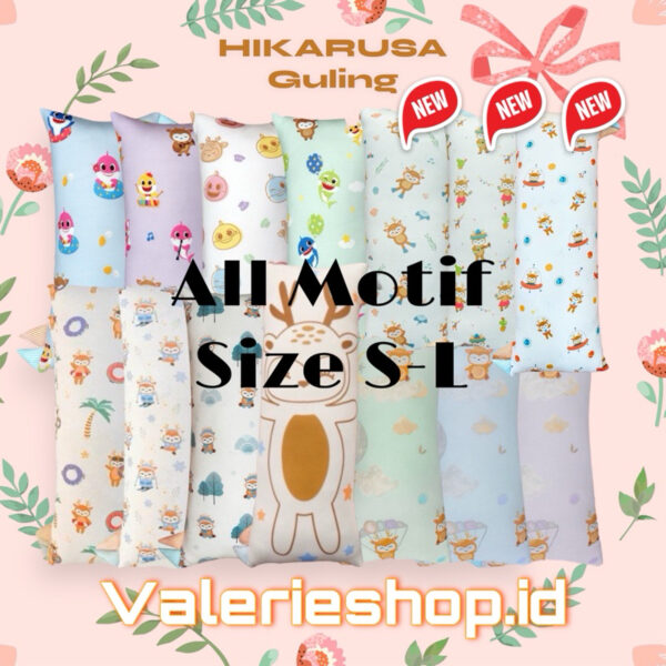 HIKARUSA GULING HIKARU CUDDLE PILLOW BUDDY TENCEL bantal bayi GULING hikarusa baby shark babyshark