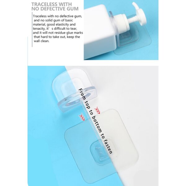 Holder Tempel Botol Sabun Daya Tempel Kuat Dinding Tempel Waterproof 1015