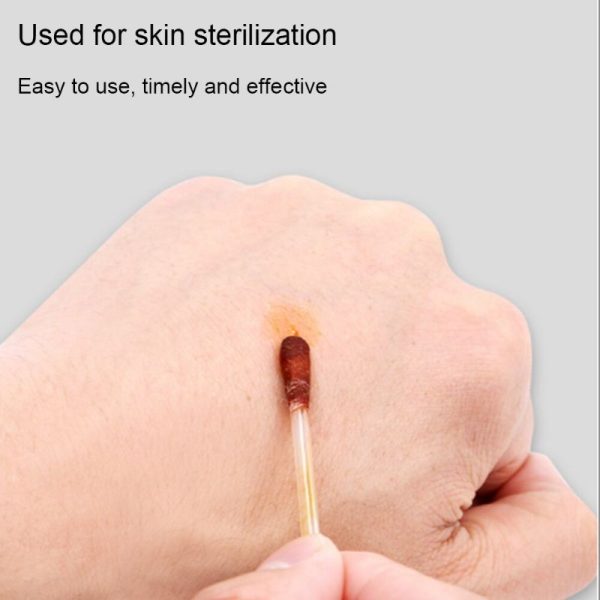 Iodine Swab Cotton First Aid kapas dengan obat merah antiseptik antiseptic swab iodine cotton buds