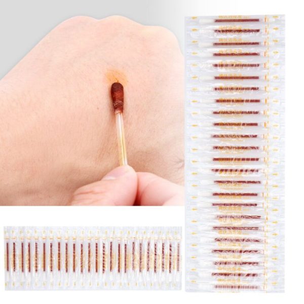 Iodine Swab Cotton First Aid kapas dengan obat merah antiseptik antiseptic swab iodine cotton buds
