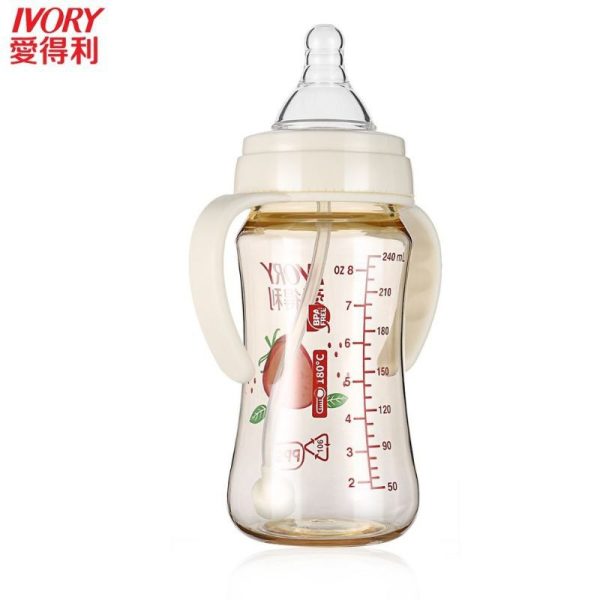 Ivory Botol PPSU 240ml botol susu anak botol susu bayi 2in1
