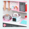 JAPANESE PINK WOODEN KITCHEN - WOODEN TOYS