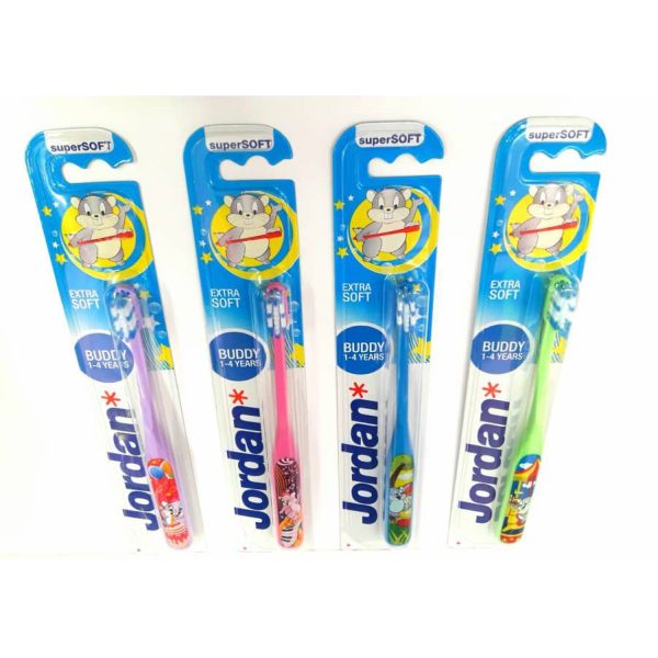 Jordan Baby Toothbrush Girl Sikat Gigi Bayi Step 1 step 2 step 3