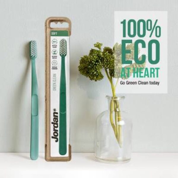 Jordan green clean soft eco friendly classic soft target white soft sikat gigi dewasa classic hard classic medium