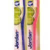 Jordan green clean soft eco friendly classic soft target white soft sikat gigi dewasa classic hard classic medium
