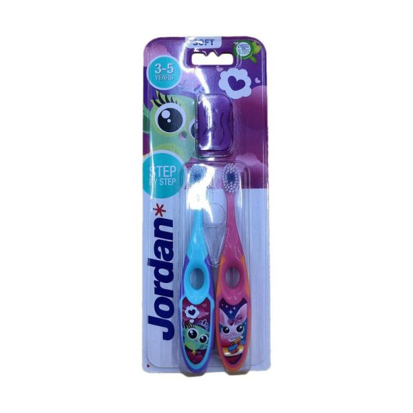 Jordan Step 2 Boys Baby Toothbrush Sikat Gigi Bayi [3-5 Y/ 2 pcs]