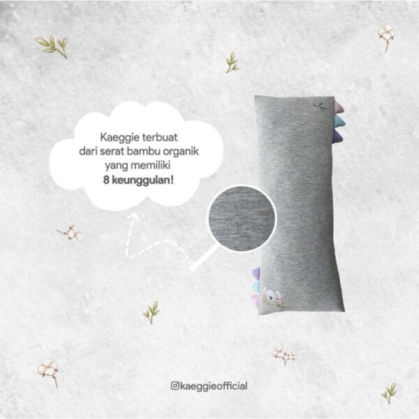 Kaeggie Signature Huggie Pillow Bantal Guling Organic Bamboo Kaeggie macaron Series