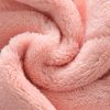 Kain Lap Pembersih Bahan Coral Fleece Tebal Anti Lengket Menyerap Air Cepat Kering Untuk Dapur