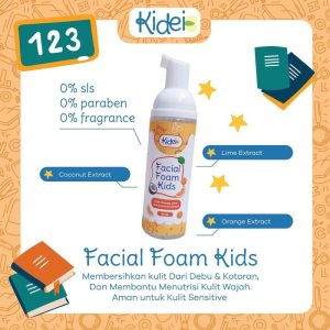 kidei-facial-foam-60ml-sabun-cuci-muka-anak-face-wash-1 Kidei Facial Foam 60ml Sabun Cuci muka anak Face wash