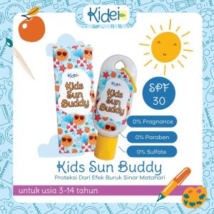 KIDEI Kids Sun Buddy Sunscreen Wajah Dan Badan Anak 30ml - Hybrid Sunscreen