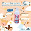 Kidei Natural Deodorant Kids / Deodoran Anak Spray Tanpa TAWAS, Alkohol & Pewangi teodeo