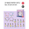 KKV- DIY Beads - Fantasy Castle - Cute Animal - Rainbow Park - Colorful candy Land 3in1 Beauty set