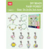KKV- DIY Beads - Fantasy Castle - Cute Animal - Rainbow Park - Colorful candy Land 3in1 Beauty set