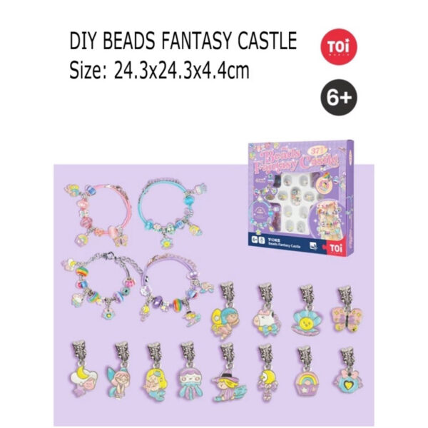 KKV- DIY Beads - Fantasy Castle - Cute Animal - Rainbow Park - Colorful candy Land 3in1 Beauty set