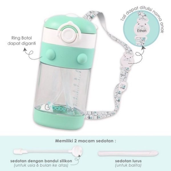 Koala Baby Straw Cup With Handle BQ 7004  b box tritan sippy cup babyqlo
