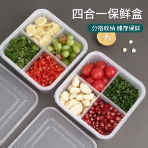 kotak penyimpanan kulkas tirisan sayur bawang cabai