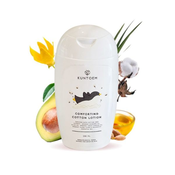 kuntoem-comforting-cotton-lotion-500ml-200ml-kunto-1 Kuntoem Comforting Cotton Lotion 500ml 200ml Kuntoem Rich Comforting Cream 100ml
