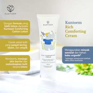 Kuntoem Comforting Cotton Lotion 500ml 200ml Kuntoem Rich Comforting Cream 100ml
