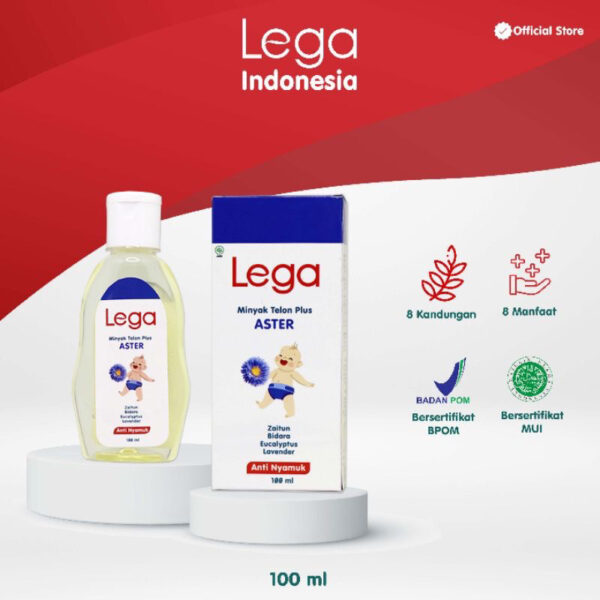 LEGA Minyak Telon Plus Varian Rose, Acacia, dan Aster 70ml