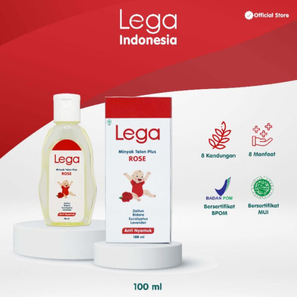 LEGA Minyak Telon Plus Varian Rose, Acacia, dan Aster 70ml