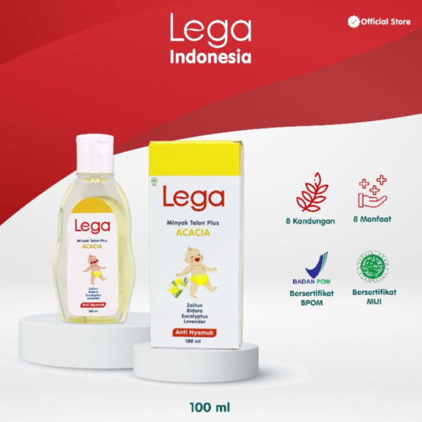 LEGA Minyak Telon Plus Varian Rose, Acacia, dan Aster 70ml