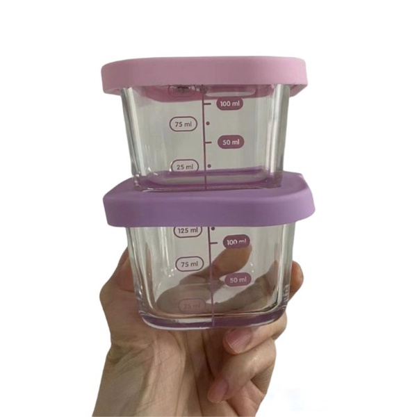 Little Dimple Baby Food Container with Silicone Lid 160ml