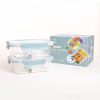 little-dimple-split-lunch-box-kotak-makan-sekat-ba-1 Little Dimple Split Lunch Box kotak makan sekat bahan kaca