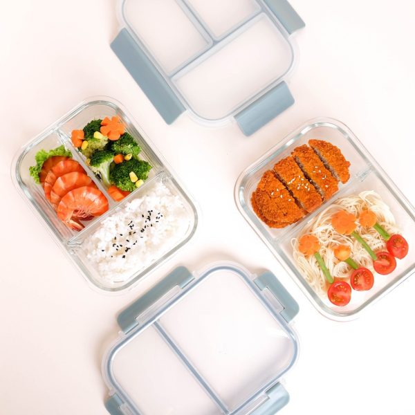 little-dimple-split-lunch-box-kotak-makan-sekat-ba-4 Little Dimple Split Lunch Box kotak makan sekat bahan kaca