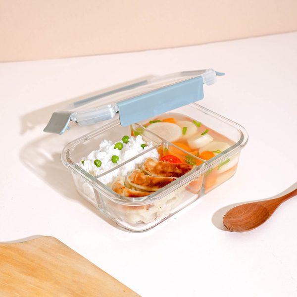 little-dimple-split-lunch-box-kotak-makan-sekat-ba-6 Little Dimple Split Lunch Box kotak makan sekat bahan kaca