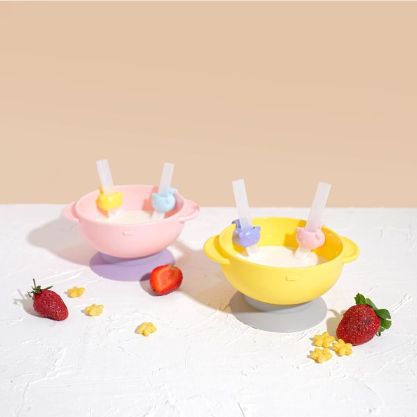Little Dimple Straw and clip sedotan mangkok