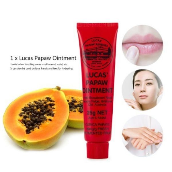 lucas papaw ointment 25gr pure paw paw 25gr