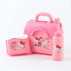 lunch box set tempat makan set hello kitty technoplast