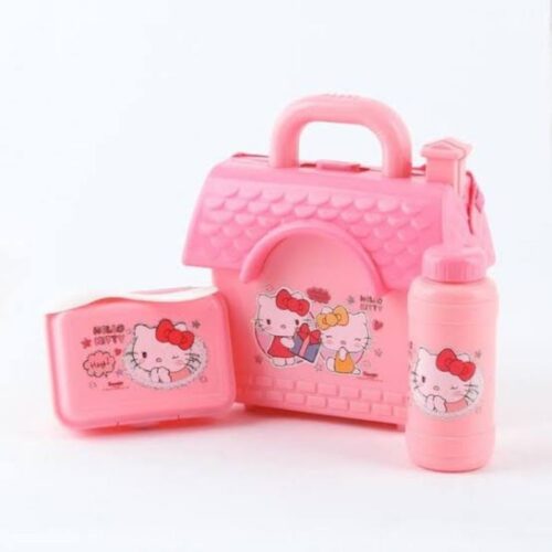 lunch box set tempat makan set hello kitty technoplast