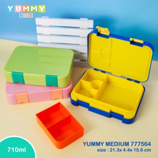 LUNCH BOX TRITAN ALA BPA FREE Ready Stock ala Smiggle box Snack Box kotak makan kotak bekal anak