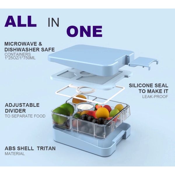 LUNCH BOX TRITAN ALA BPA FREE Ready Stock ala Smiggle Box PP box Snack Box kotak makan kotak bekal