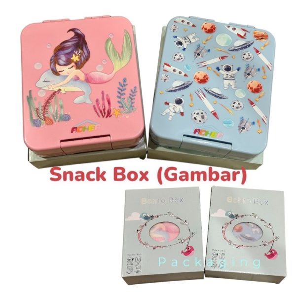 LUNCH BOX TRITAN ALA BPA FREE Ready Stock ala Smiggle Box PP box Snack Box kotak makan kotak bekal