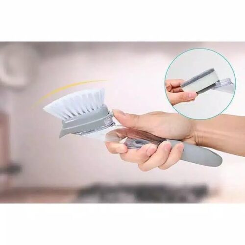 magic brush Sikat Cuci Piring - Sponge Dispenser Sabun Cuci Piring