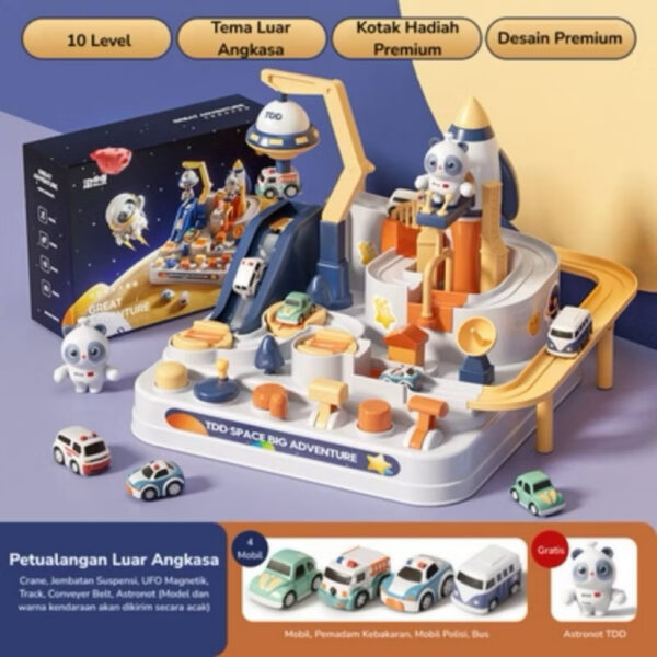 Mainan Space Adventure / Luar Angkasa / Edukasi Car Adventure