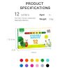 MARKER WASHABLE Mideer X Eric Carle Spidol anak 12 warna - Mainan mewarnai anak